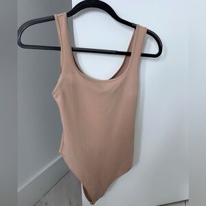 Abercrombie A&F soft Tank Bodysuit in tan
